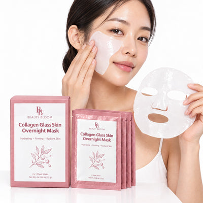 Apply overnight hydrogel mask