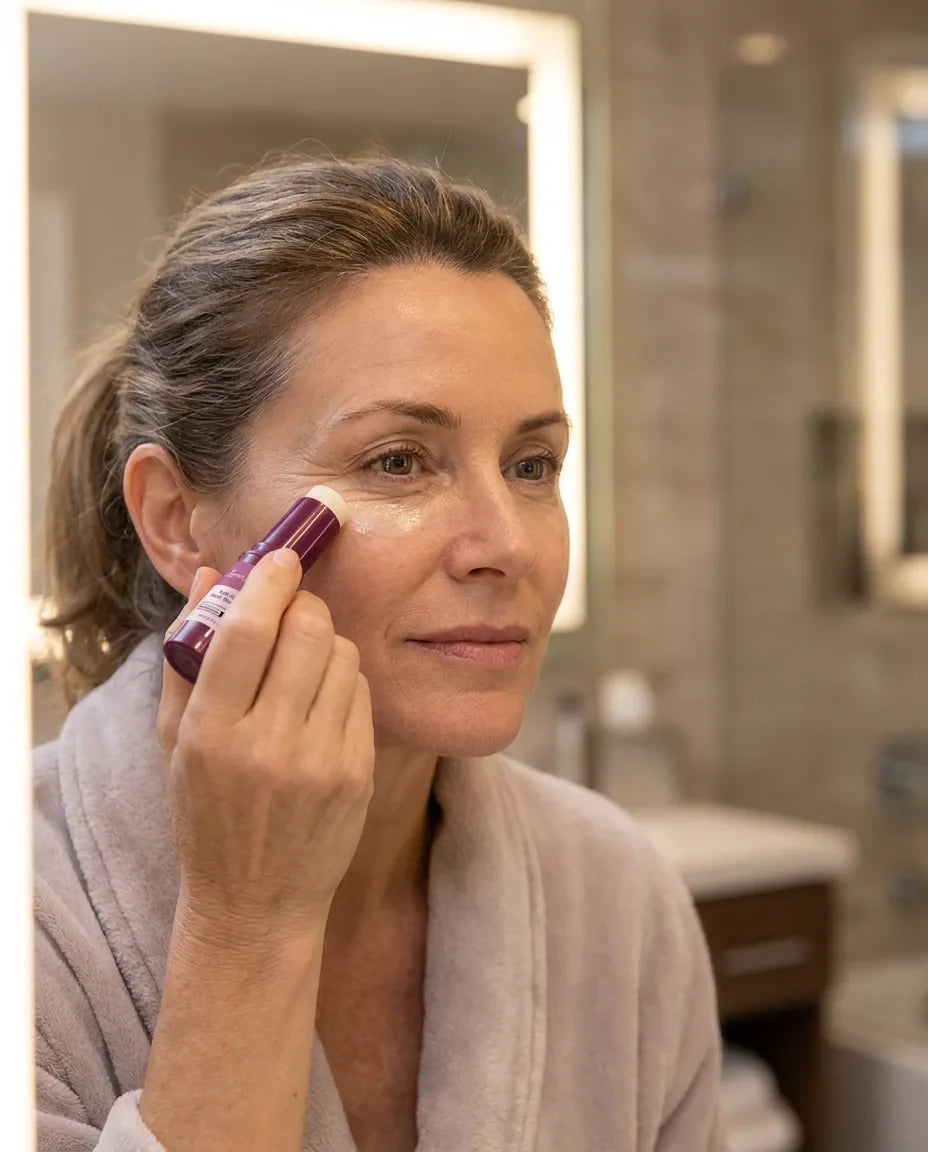 Charting softer upper-lip lines week by week
