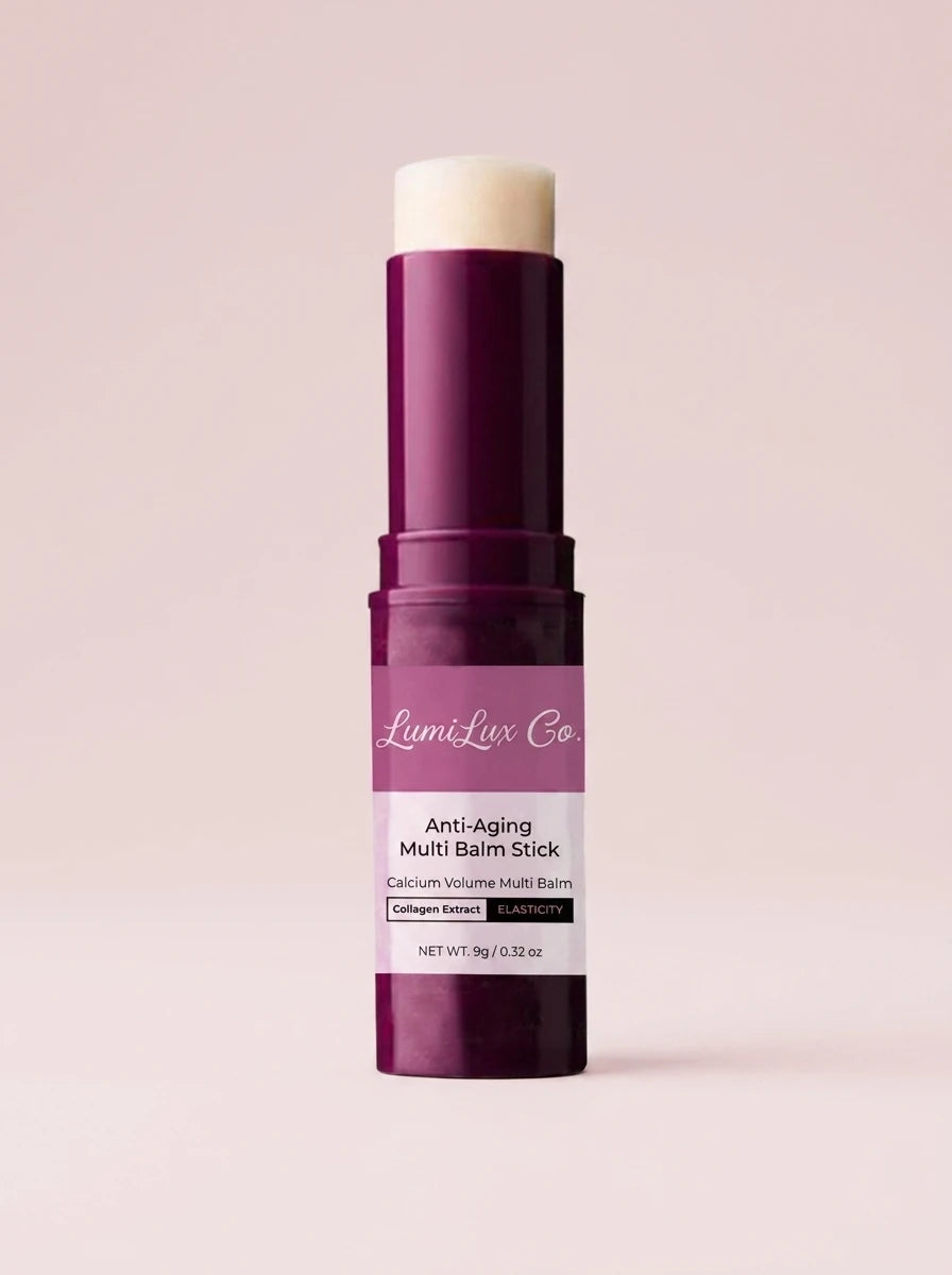 Lumilux Anti-Aging Multi Balm Stick cream balm in plum tube