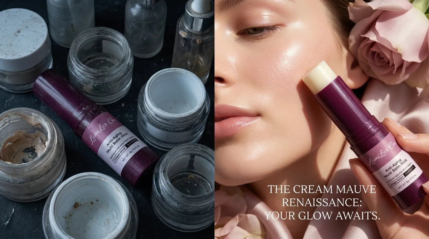 Two paths soft-focus choice with Lumilux balm