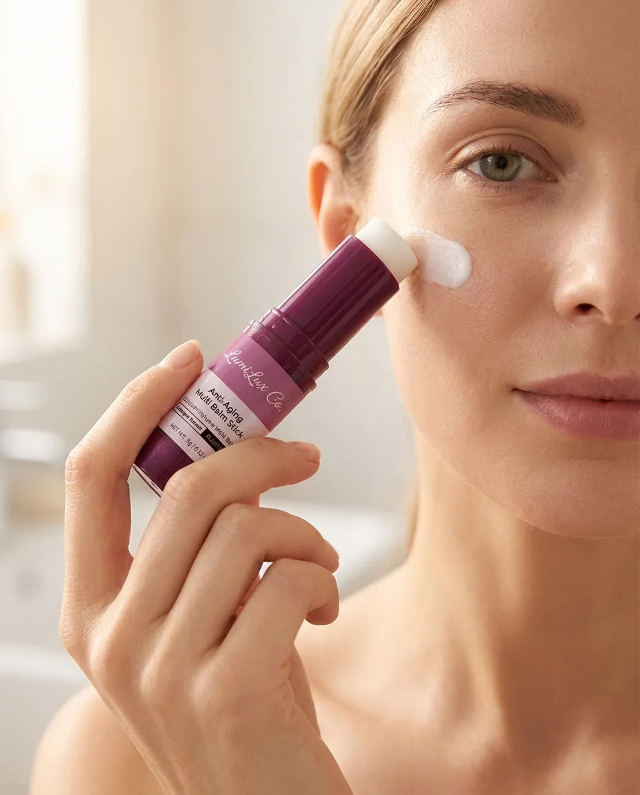60-second Lumilux multi balm stick ritual